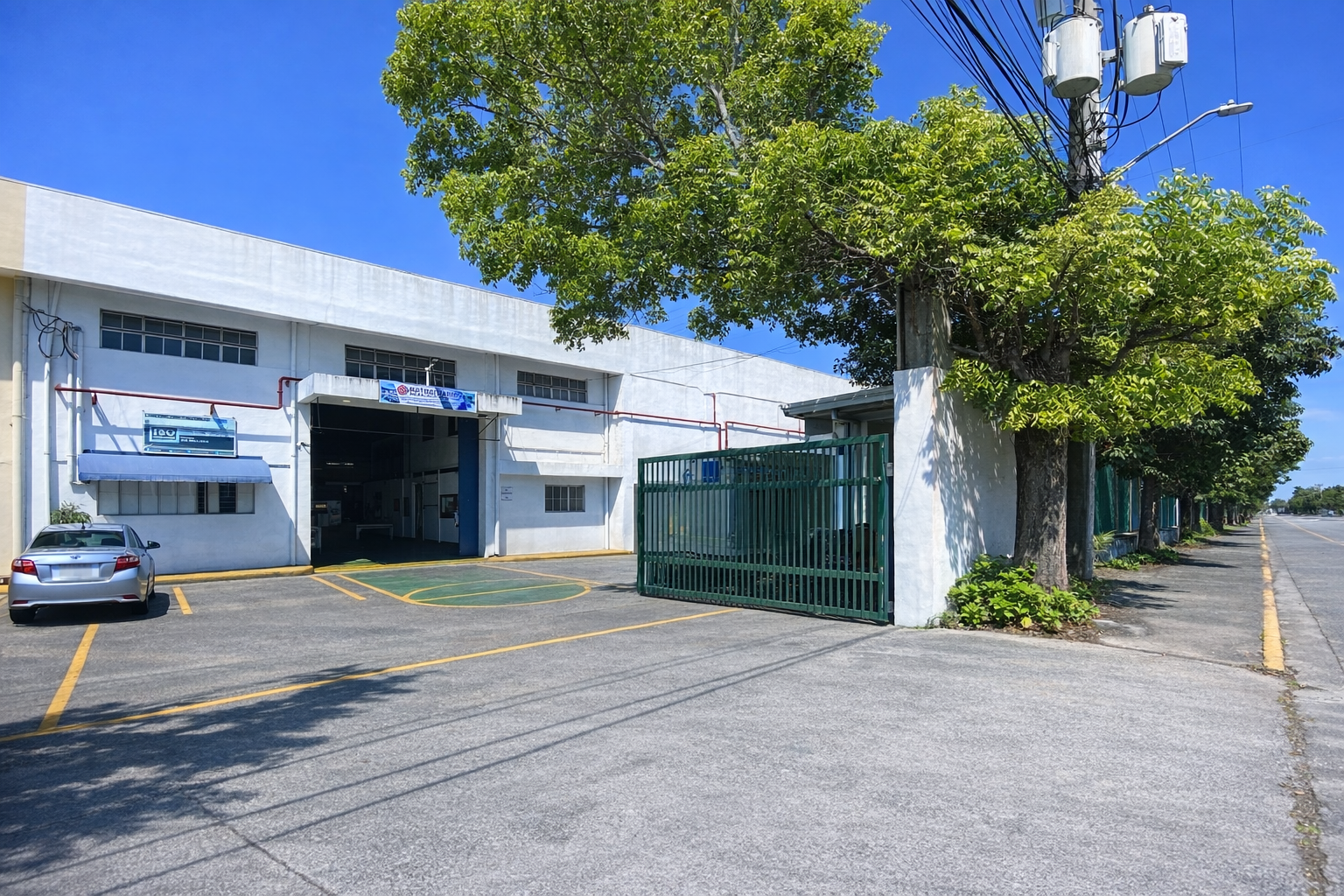 Aerial view of the industrial estate for the A stronger chapter in manufacturing section